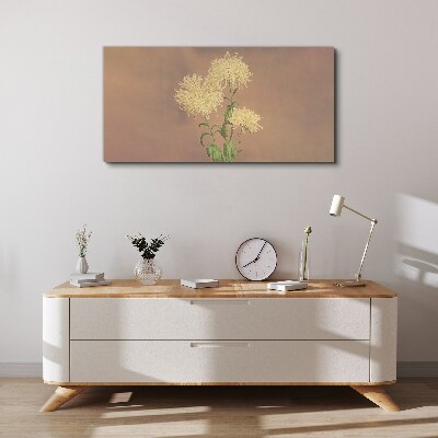 A floral dream in pastel tones Canvas wall art