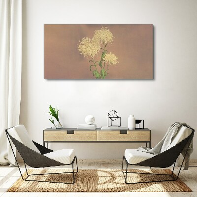 A floral dream in pastel tones Canvas wall art