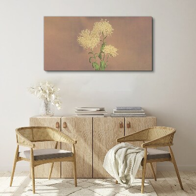 A floral dream in pastel tones Canvas wall art