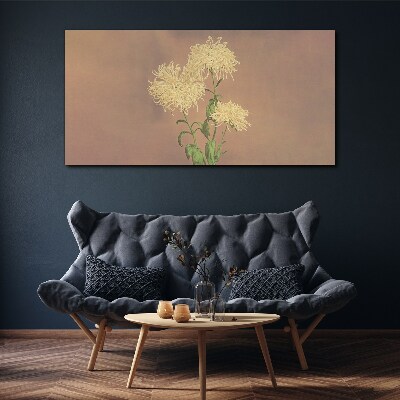A floral dream in pastel tones Canvas wall art