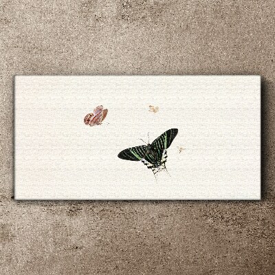 Butterflies in a delicate dance Canvas wall art