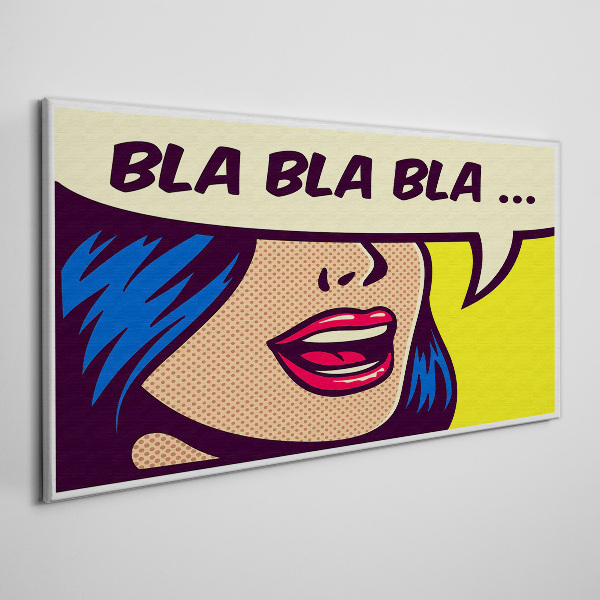 Endless conversation Canvas wall art