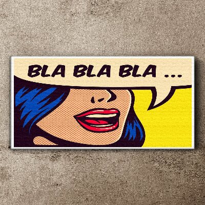 Endless conversation Canvas wall art