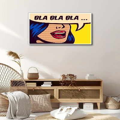 Endless conversation Canvas wall art