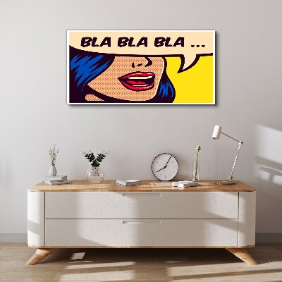 Endless conversation Canvas wall art