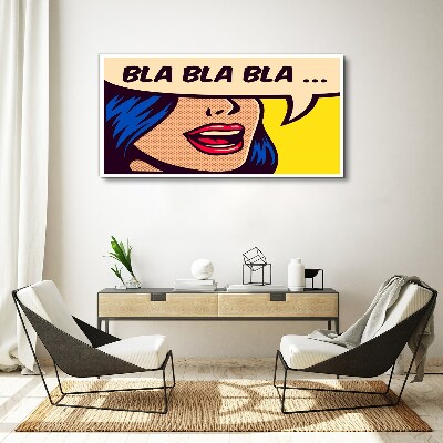 Endless conversation Canvas wall art
