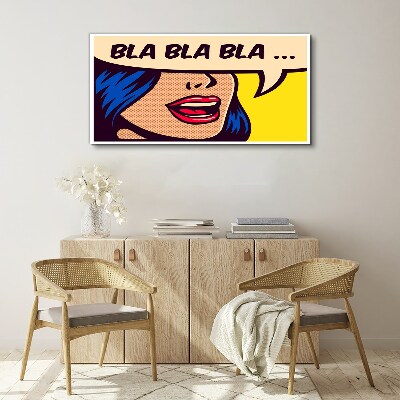 Endless conversation Canvas wall art