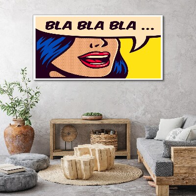Endless conversation Canvas wall art