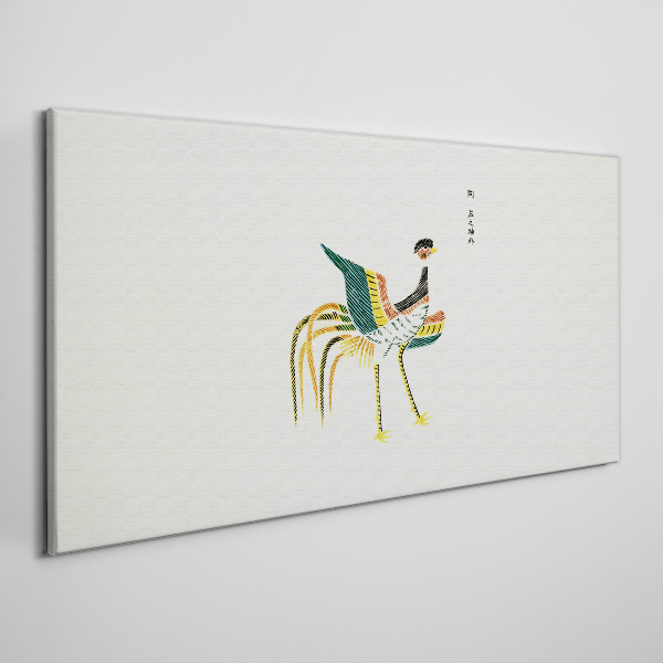 Animals bird rooster Canvas print