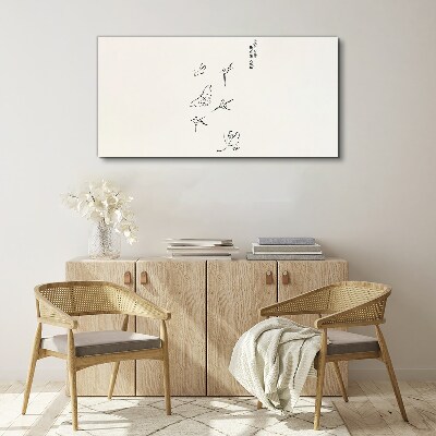 The delicacy of butterflies in motion Canvas wall art