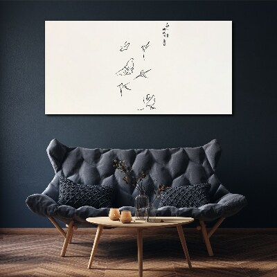 The delicacy of butterflies in motion Canvas wall art