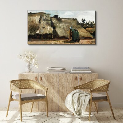 Working in the field Canvas wall art