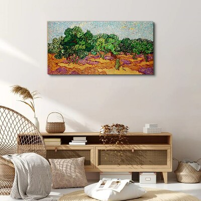 Olives in the sun Canvas wall art