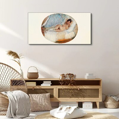 Relaxing night music Canvas wall art