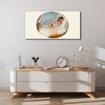 Relaxing night music Canvas wall art