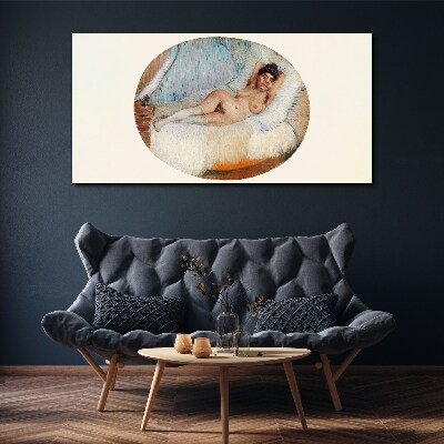 Relaxing night music Canvas wall art