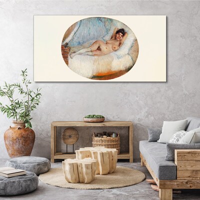 Relaxing night music Canvas wall art