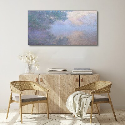 Clouds in the morning light Print on canvas