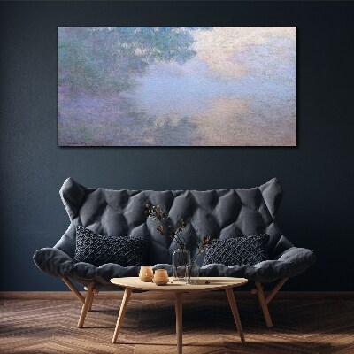 Clouds in the morning light Print on canvas