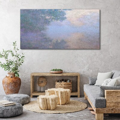 Clouds in the morning light Print on canvas