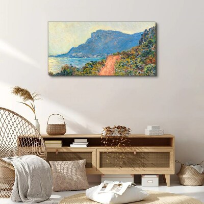 A quiet coast in the morning light Print on canvas