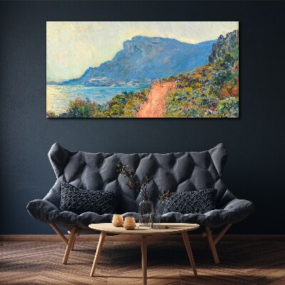 A quiet coast in the morning light Print on canvas