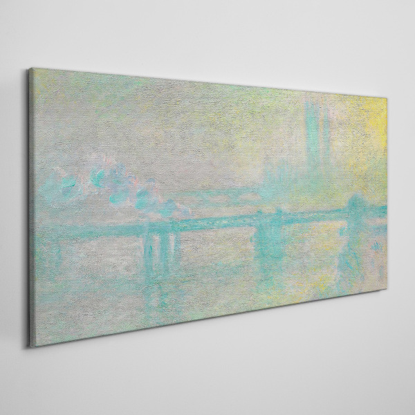 Winter Morning on the River Canvas wall art