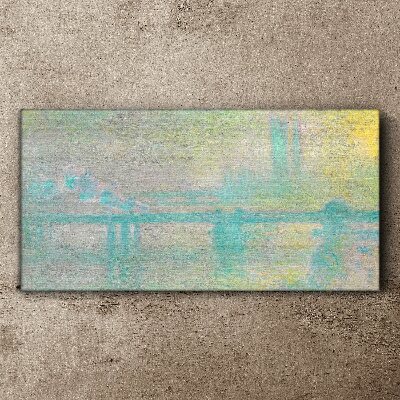 Winter Morning on the River Canvas wall art
