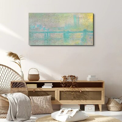 Winter Morning on the River Canvas wall art