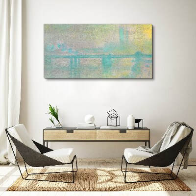 Winter Morning on the River Canvas wall art