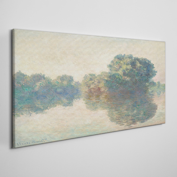 A calm surface of water Print on canvas