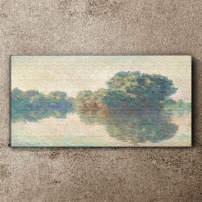 A calm surface of water Print on canvas