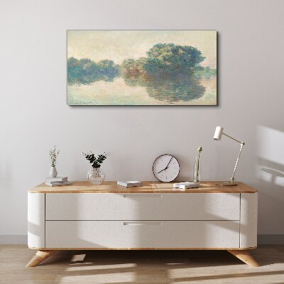 A calm surface of water Print on canvas