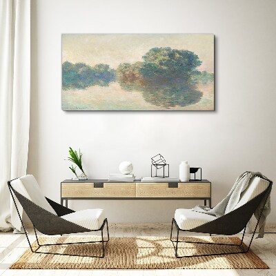 A calm surface of water Print on canvas