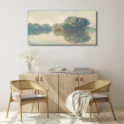 A calm surface of water Print on canvas