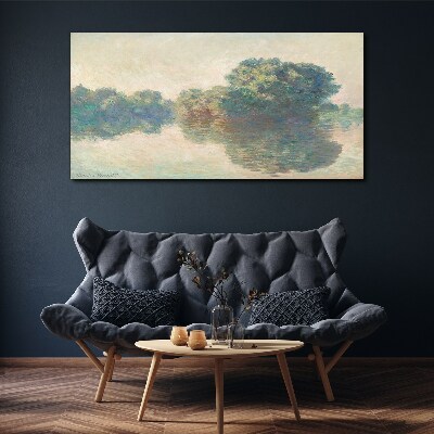 A calm surface of water Print on canvas