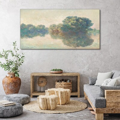 A calm surface of water Print on canvas