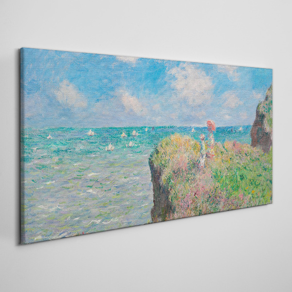 Summer seaside landscape Canvas wall art