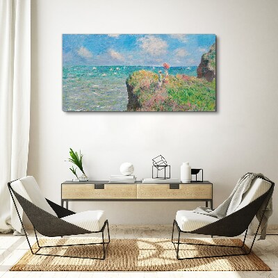 Summer seaside landscape Canvas wall art
