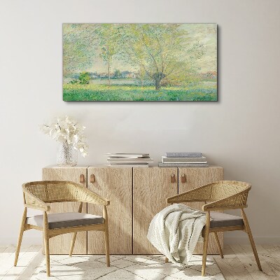 Spring landscape Print on canvas