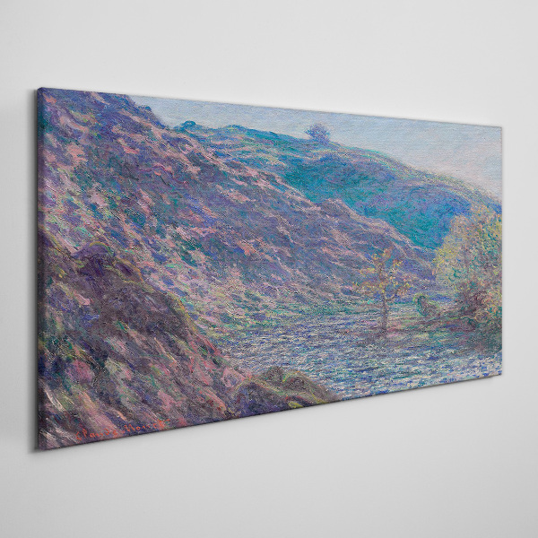 Purple Hills at Dawn Print on canvas
