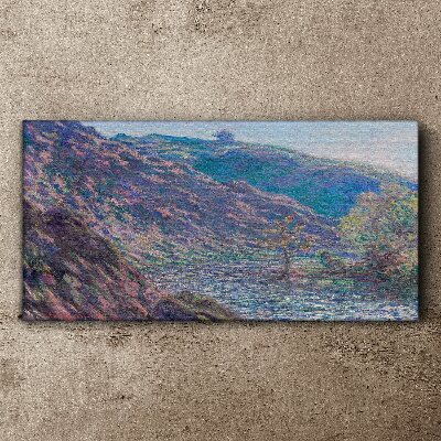 Purple Hills at Dawn Print on canvas