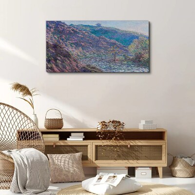 Purple Hills at Dawn Print on canvas