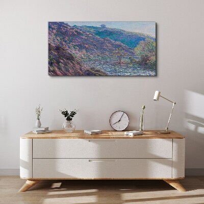 Purple Hills at Dawn Print on canvas