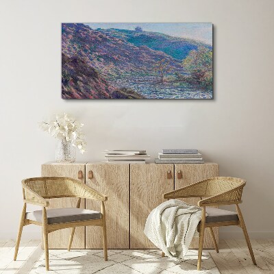 Purple Hills at Dawn Print on canvas
