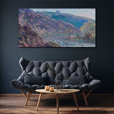 Purple Hills at Dawn Print on canvas