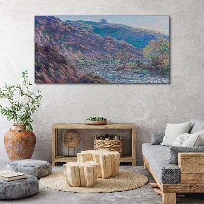 Purple Hills at Dawn Print on canvas