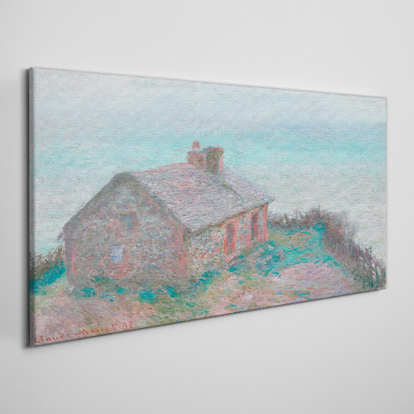 House by the sea Print on canvas