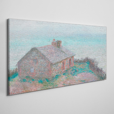 House by the sea Print on canvas
