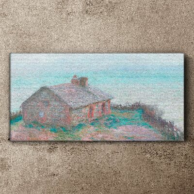 House by the sea Print on canvas